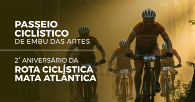 Circuito Mata Atlântica completa 2 anos e celebra aniversário no dia 31/8 junto à abertura do Passeio Ciclístico em Embu das Artes