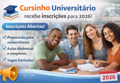 Cursinho universitário recebe inscrições para 2026