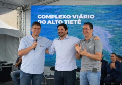 Eduardo Nóbrega acompanha início das obras do Rodoanel em Suzano e cita próximos investimentos em Itapecerica da Serra