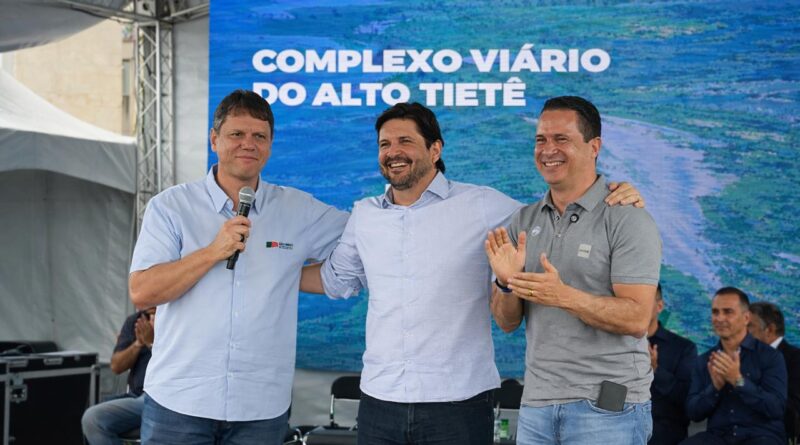 Eduardo Nóbrega acompanha início das obras do Rodoanel em Suzano e cita próximos investimentos em Itapecerica da Serra