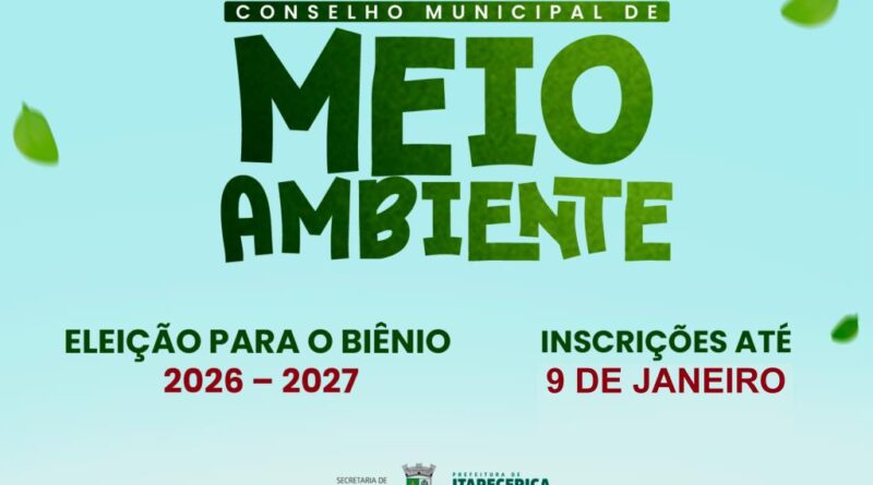 Prorrogado prazo para inscrições na eleição do Conselho Municipal de Meio Ambiente em Itapecerica da Serra