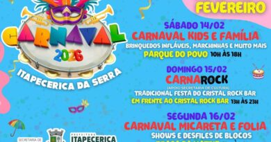 Prefeitura de Itapecerica da Serra anuncia programação oficial do Carnaval 2026