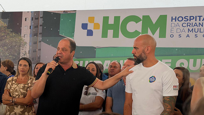 Novo hospital em Osasco reúne autoridades e marca atuação de Ribamar na saúde