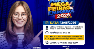 Itapecerica da Serra realiza Feirão de Empregos com mais de 10 mil vagas em maio