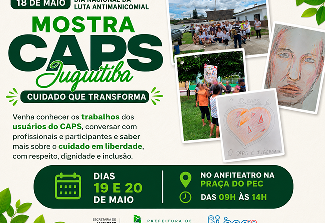Mostra CAPS em Juquitiba reforça importância da luta antimanicomial e do cuidado humanizado