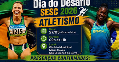 São Lourenço da Serra recebe campeãs do atletismo no Dia do Desafio 2026
