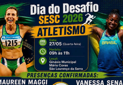 São Lourenço da Serra recebe campeãs do atletismo no Dia do Desafio 2026