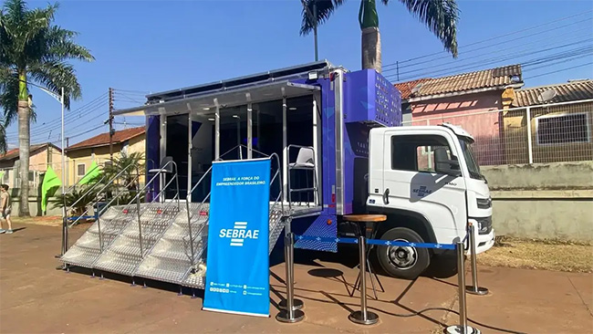 SEBRAE Móvel oferece atendimento gratuito para empreendedores em São Lourenço da Serra