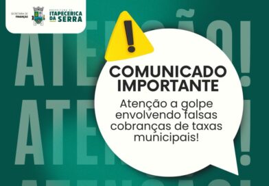 Itapecerica da Serra alerta sobre golpes envolvendo falsas cobranças de taxas municipais