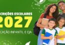 Embu das Artes abre inscrições para Educação Infantil e EJA para o ano letivo de 2027 Embu das Artes abre inscrições para Educação Infantil e EJA para o ano letivo de 2027