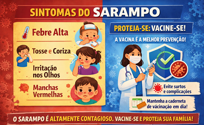 Complicações do sarampo podem afetar cérebro, audição, visão e pulmões, alerta Secretaria de Estado da Saúde Complicações do sarampo podem afetar cérebro, audição, visão e pulmões, alerta Secretaria de Estado da Saúde