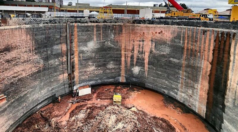 Obras da Linha 4-Amarela ganham profundidade em Taboão da Serra Obras da Linha 4-Amarela ganham profundidade em Taboão da Serra